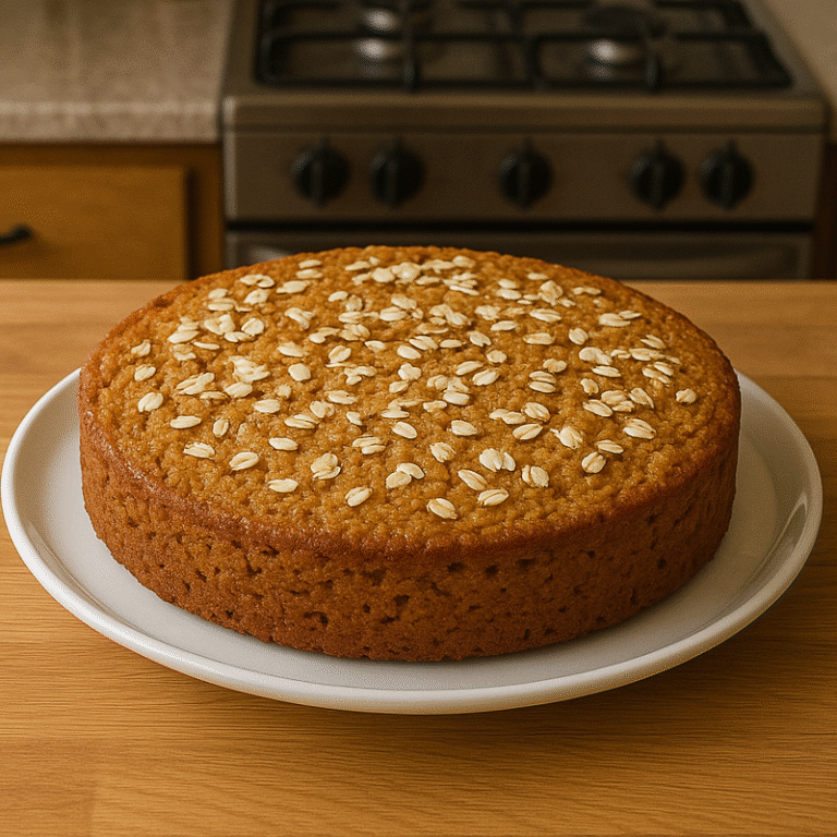 recette de gâteau au flocon d'avoine