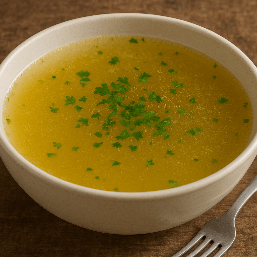 Bouillon de Poulet Recette