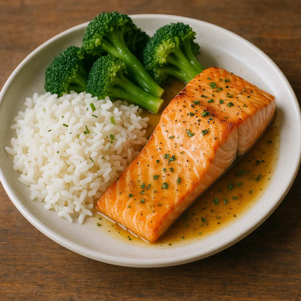 Recette Saumon au Riz