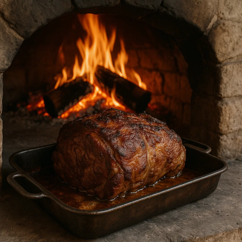 Recette Viande au Four à Bois
