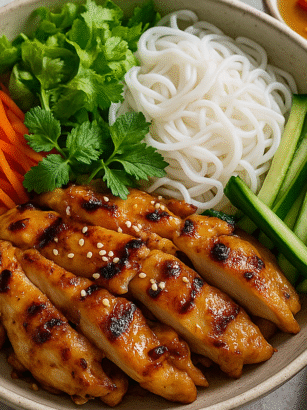 Recette Bo Bun Poulet