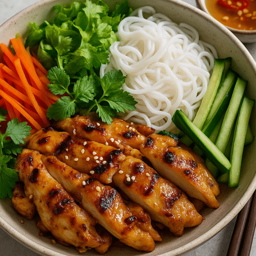 Recette Bo Bun Poulet