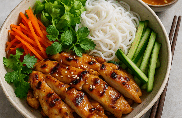 Recette Bo Bun Poulet