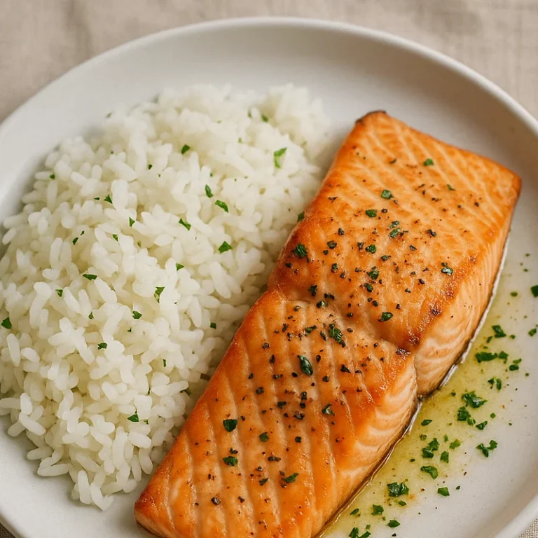 Recette Saumon au Riz