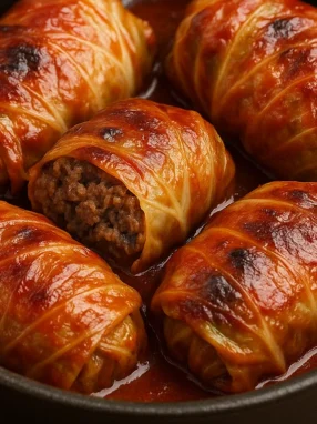 Recette Choux Farcis au Four Viande Hachée