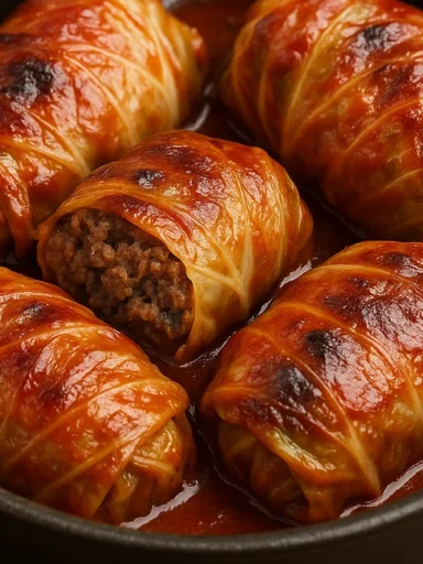 Recette Choux Farcis au Four Viande Hachée