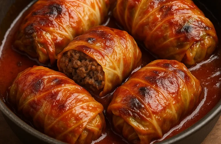 Recette Choux Farcis au Four Viande Hachée