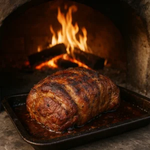 Recette Viande au Four à Bois