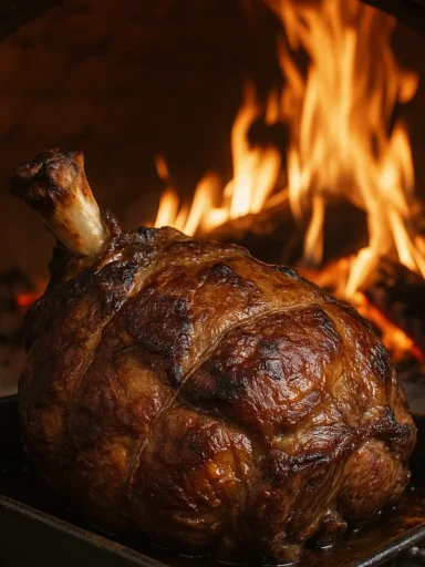 Recette Viande au Four à Bois