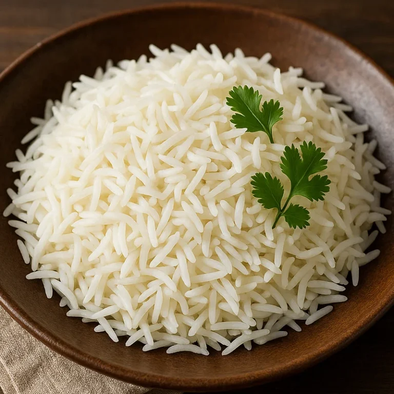 recette avec riz basmati
