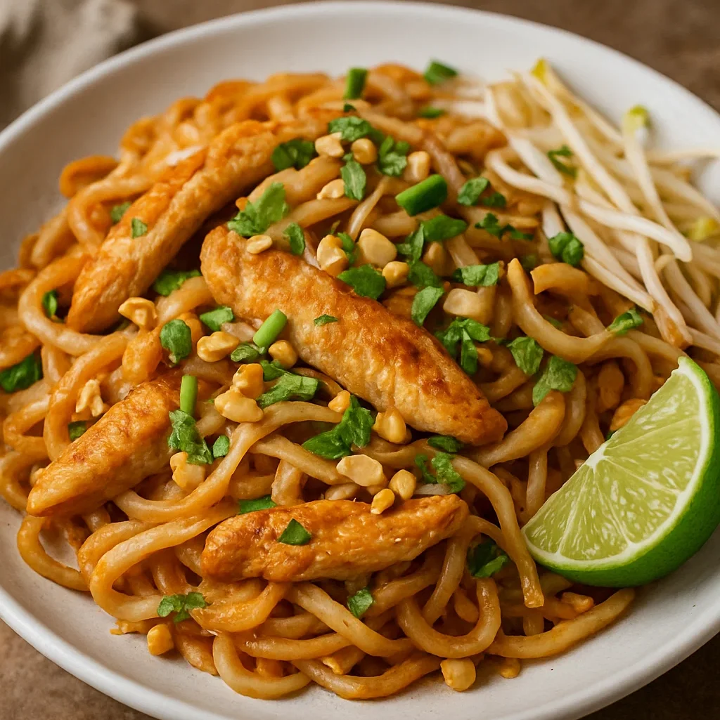 Recette Pad Thai Poulet
