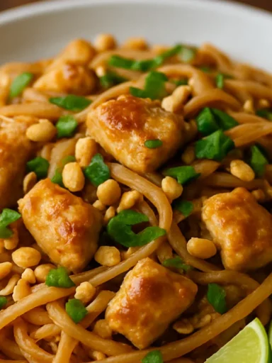 Recette Pad Thai Poulet