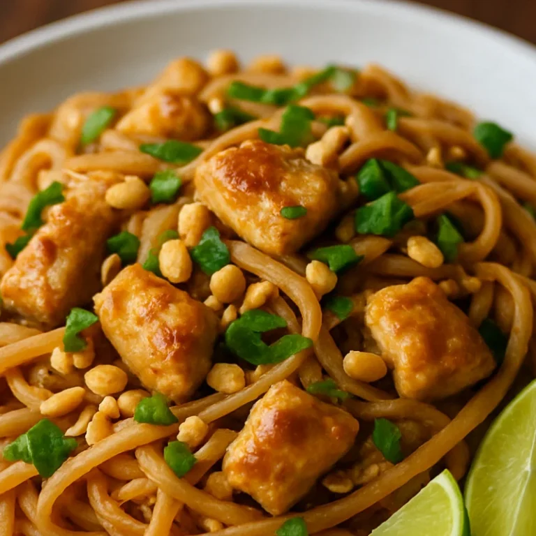 Recette Pad Thai Poulet