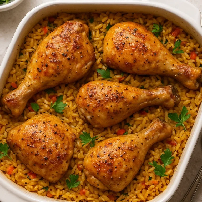 Recette Poulet et Riz au Four