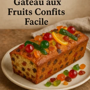 Recette de Gâteau aux Fruits Confits Facile