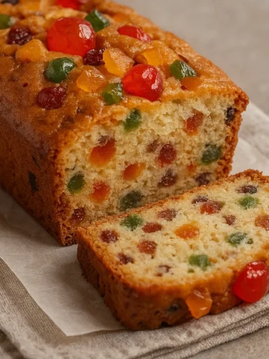 recette de gâteau aux fruits confits facile