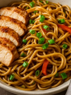 Recette Noodle Poulet