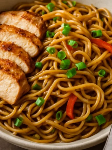 Recette Noodle Poulet