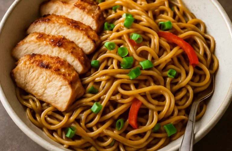 Recette Noodle Poulet