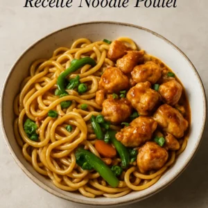 Recette Noodle Poulet