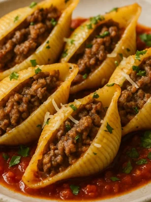 Recette Conchiglioni Farcis Viande Hachée