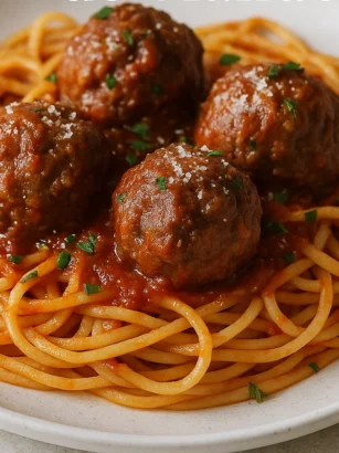 Recette Spaghetti Boulette de Viande