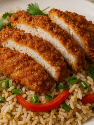 Recette Riz Thaï Poulet Croustillant