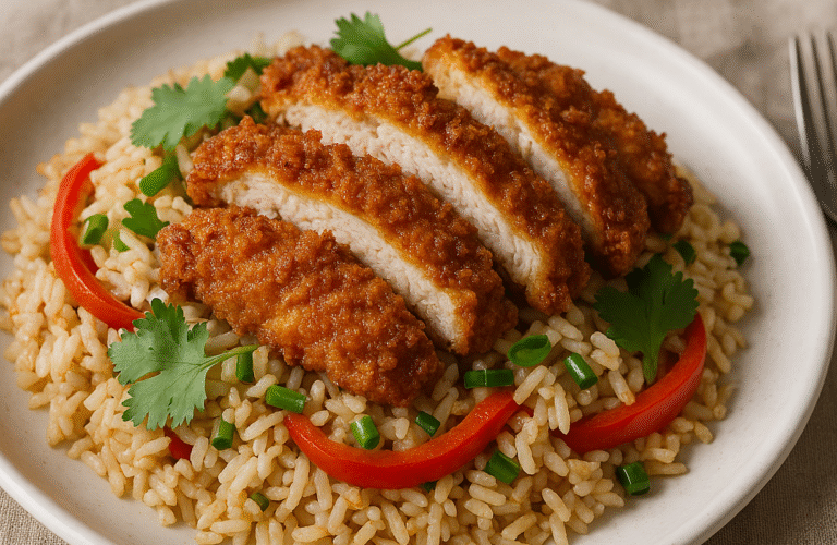 Recette Riz Thaï Poulet Croustillant