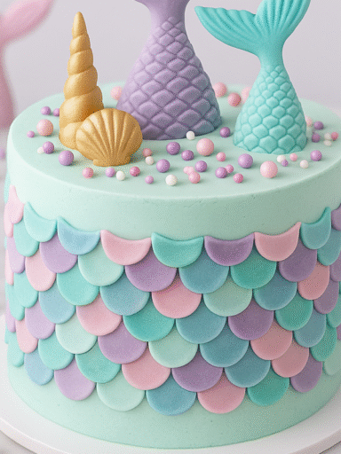 recette gâteau sirène facile