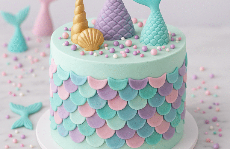 recette gâteau sirène facile