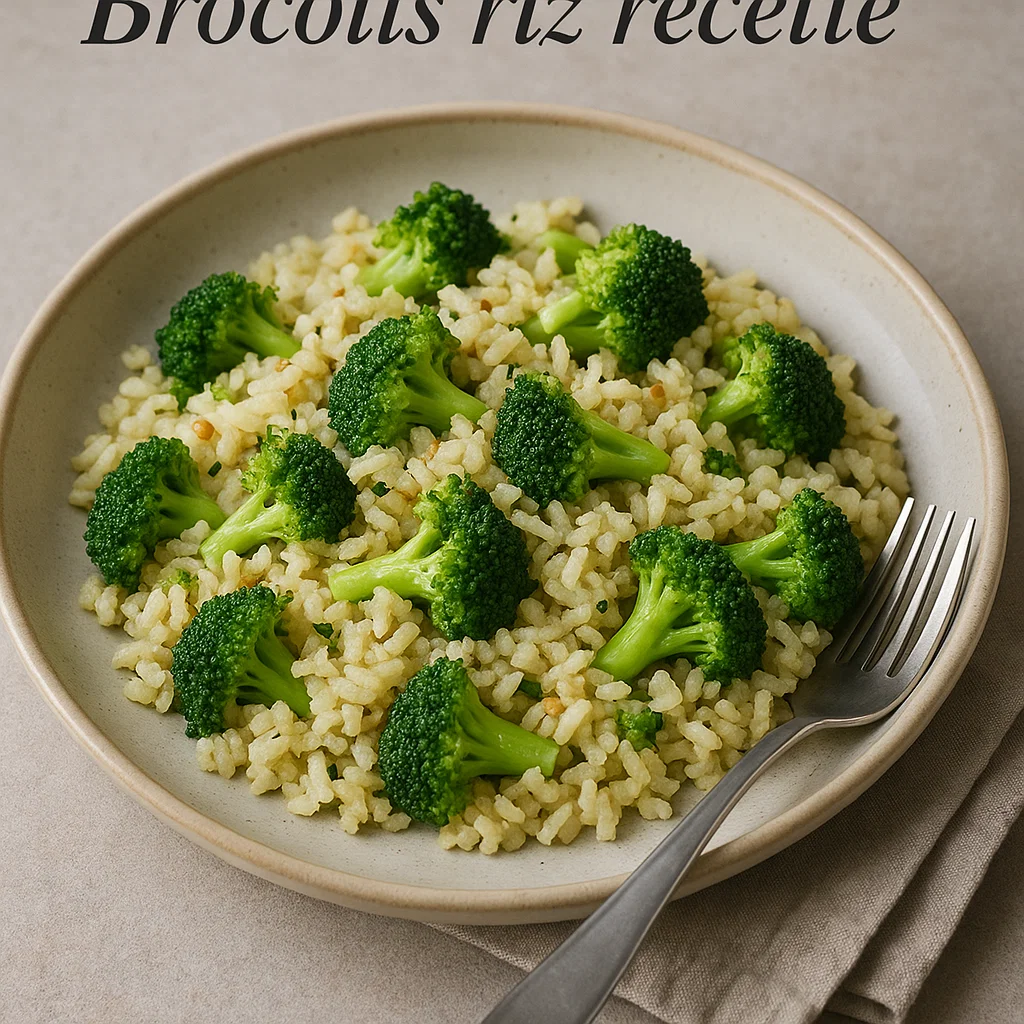 Brocolis Riz Recette
