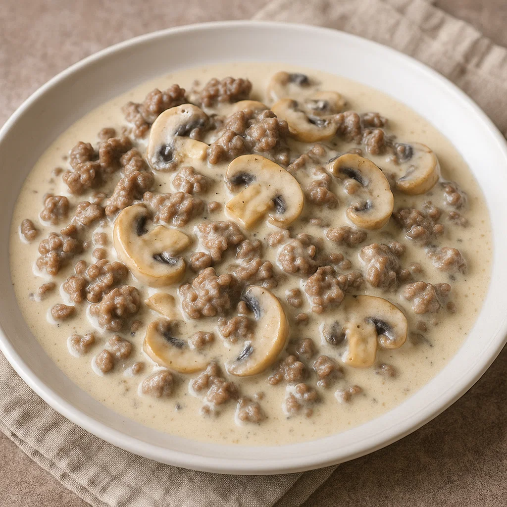 Recette Viande Hachée Champignon Crème