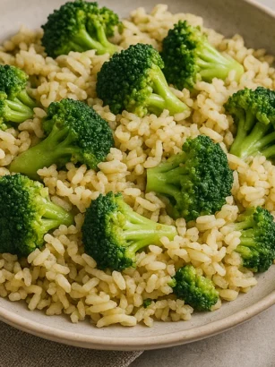 Brocolis Riz Recette