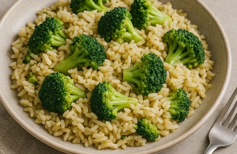 Brocolis Riz Recette
