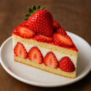 recette du gateau aux fraises