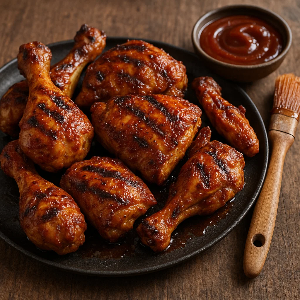 Poulet Mariné au Barbecue Recette