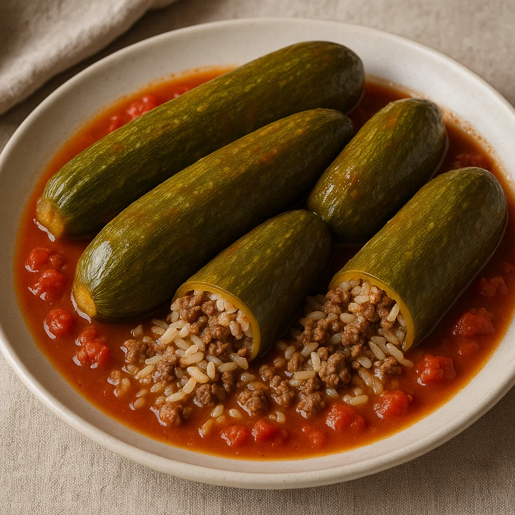 Recette Courgettes Riz Viande Hachée