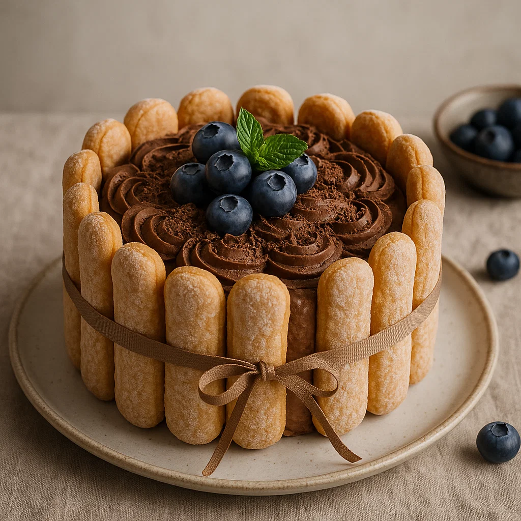 Gâteau Charlotte au Chocolat