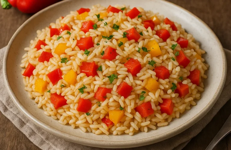 Recette Riz et Poivron