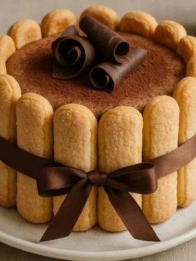 Gâteau Charlotte au Chocolat