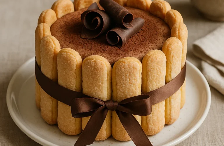 Gâteau Charlotte au Chocolat