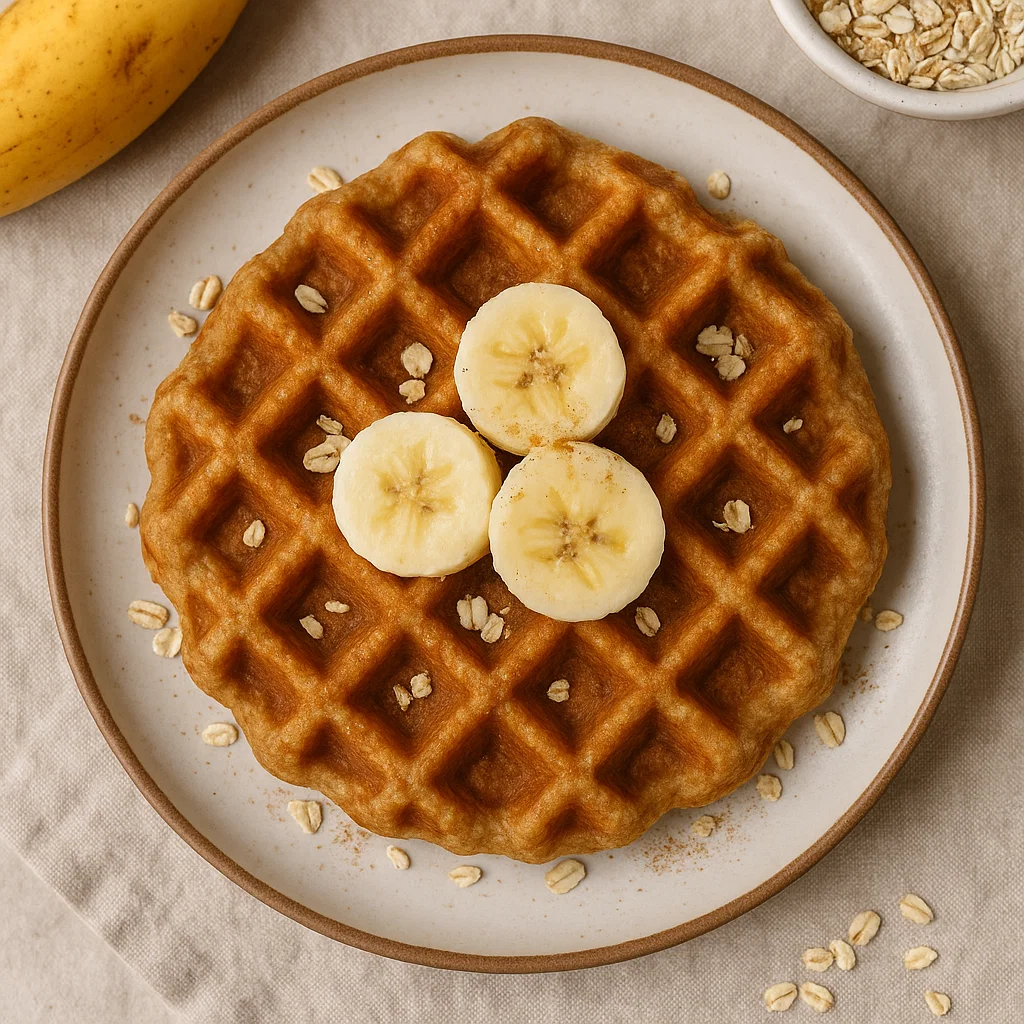 Recette Gaufre Flocon d Avoine Banane