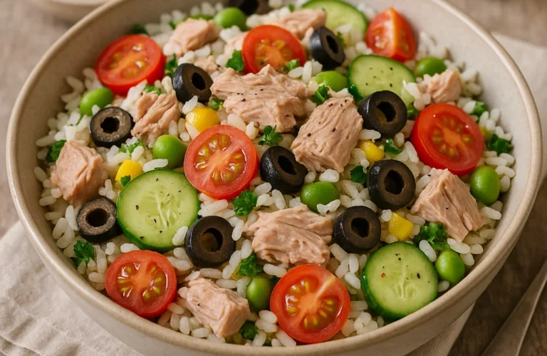 recette salade de riz thon