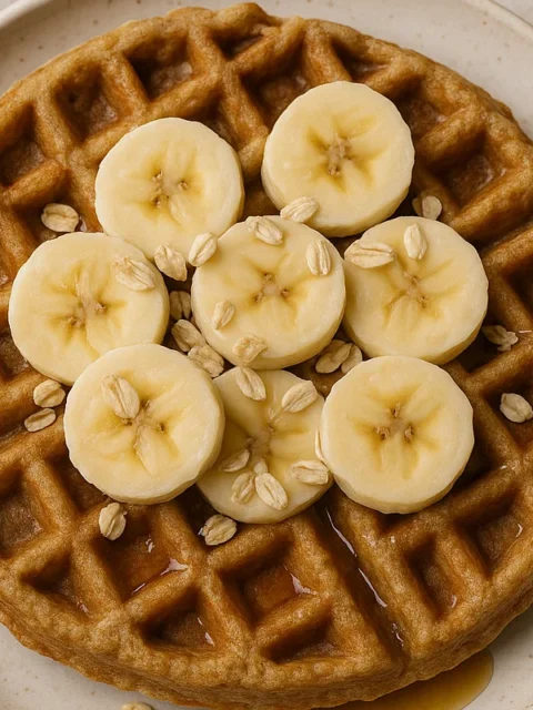 Recette Gaufre Flocon d Avoine Banane