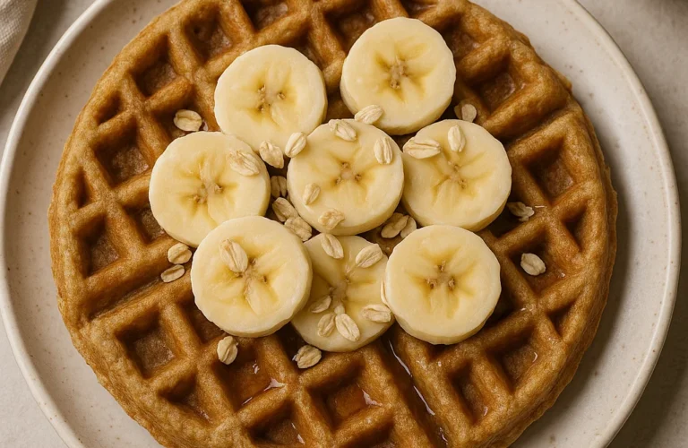 Recette Gaufre Flocon d Avoine Banane