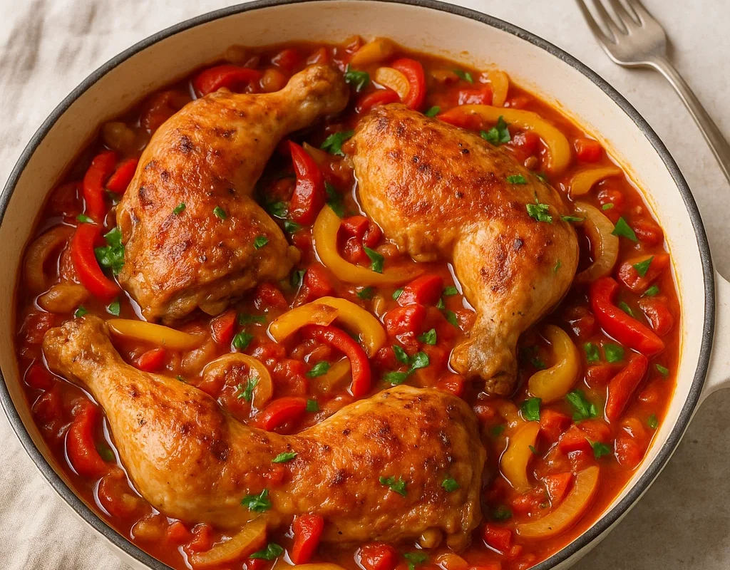 Poulet Basquaise Julie Andrieu